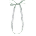 6" Silver Elasti-Loop Ribbon & Bow